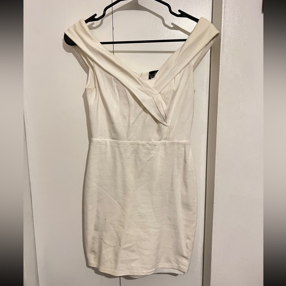 White Off The Shoulder Dress